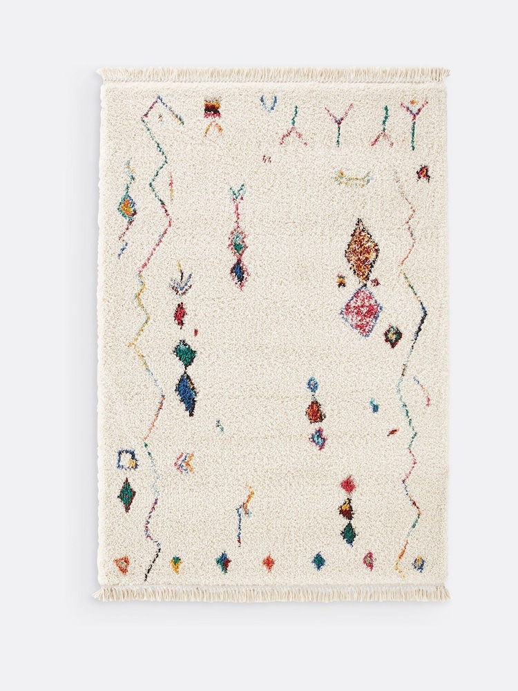 La Redoute Intérieurs Multicolour Shugar Berber Style Rug - Image 2 of 4