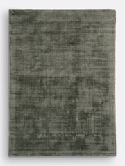 La Redoute Intérieurs Khaki Izri Aged Effect Lyocell Rug - Image 2 of 4