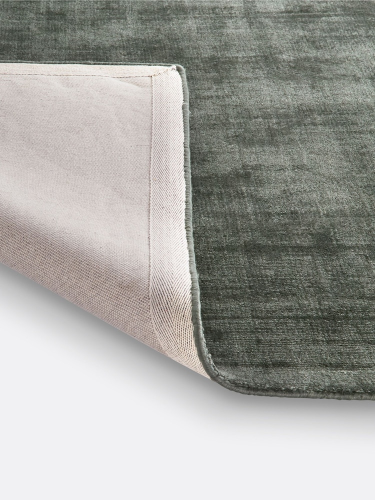 La Redoute Intérieurs Khaki Izri Aged Effect Lyocell Rug - Image 4 of 4 La Redoute Intérieurs Khaki Izri Aged Effect Lyocell Rug - Image 4 of 4