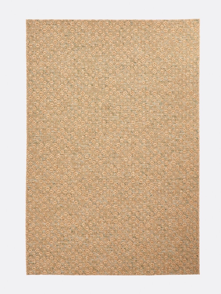 La Redoute Intérieurs Natural/Green Milas Jute-Effect Indoor/Outdoor Rug - Image 2 of 5