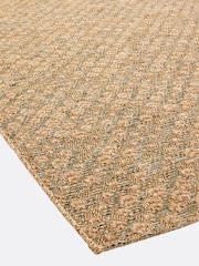 La Redoute Intérieurs Natural/Green Milas Jute-Effect Indoor/Outdoor Rug - Image 3 of 5