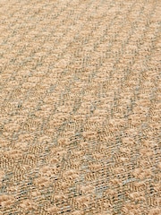 La Redoute Intérieurs Natural/Green Milas Jute-Effect Indoor/Outdoor Rug - Image 4 of 5