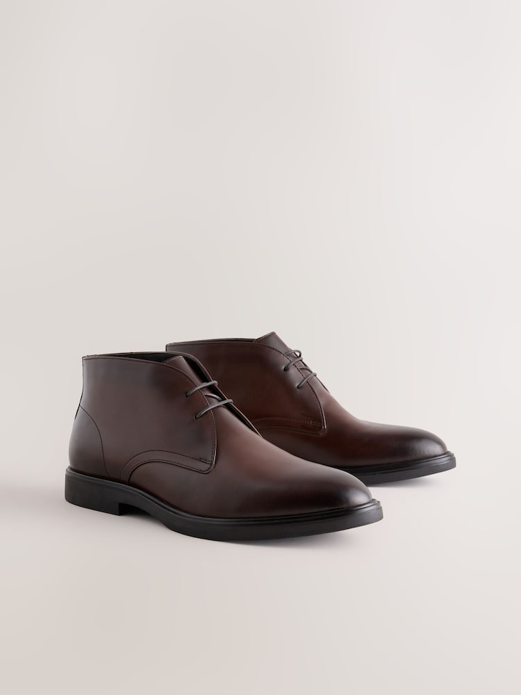 Brown Smart Chukka Boots - Image 1 of 7 Brown Smart Chukka Boots - Image 1 of 7