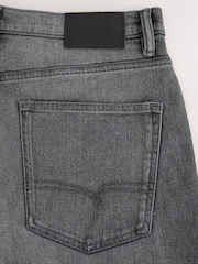 Washed Grey Straight Fit Vintage Jeans - Image 11 of 12