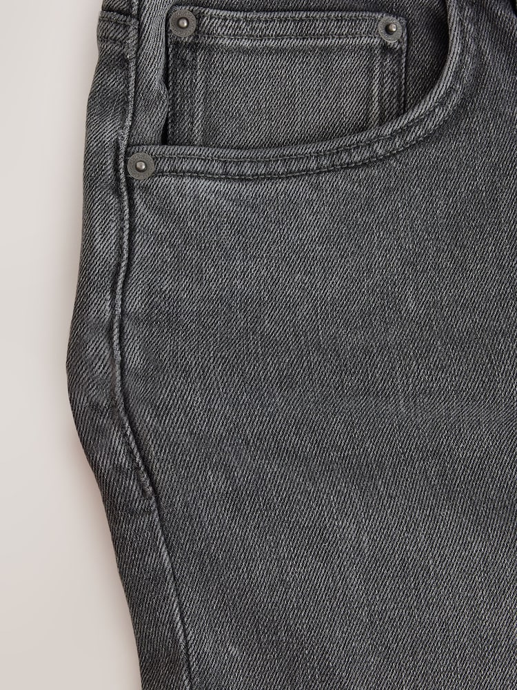 Washed Grey Straight Fit Vintage Jeans - Image 12 of 12 Washed Grey Straight Fit Vintage Jeans - Image 12 of 12