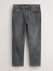 Washed Grey Straight Fit Vintage Jeans - Image 7 of 12