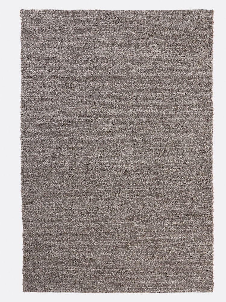 La Redoute Intérieurs Brown Hamea Rug with Knitted Effect - Image 2 of 5 La Redoute Intérieurs Brown Hamea Rug with Knitted Effect - Image 2 of 5