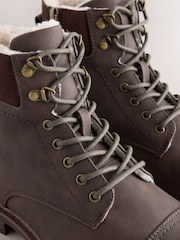 Brown Toecap Boots - Image 3 of 5
