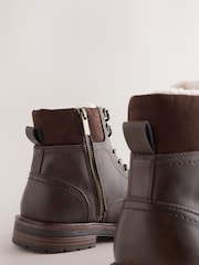 Brown Toecap Boots - Image 4 of 5