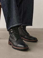 Black Toecap Boots - Image 3 of 7