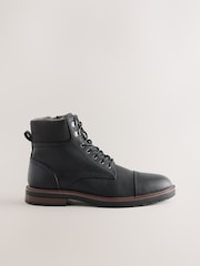 Black Toecap Boots - Image 4 of 7
