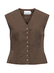 OBJECT Brown Tailored Waistcoat - Image 6 of 6