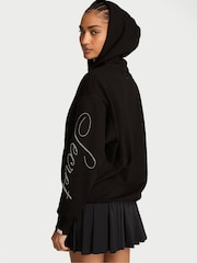 Victoria's Secret Black Fleece Hoodie - Image 2 of 2