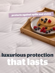 Silentnight Hotel Collection White Mattress Protector - Image 3 of 9