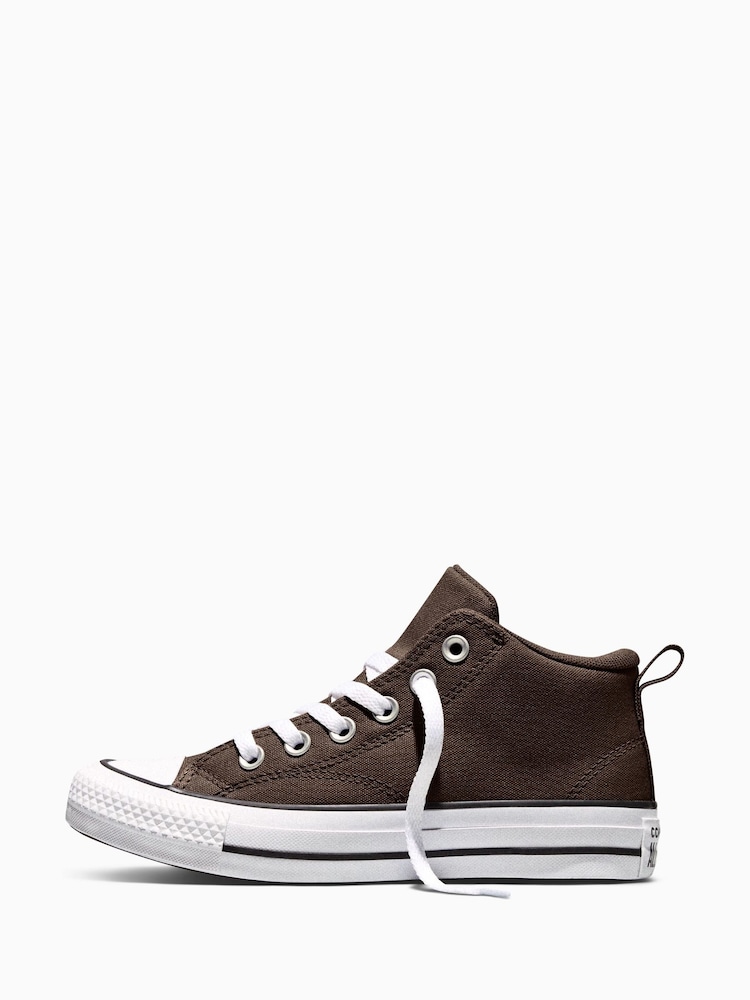 Converse Brown Chuck Taylors Starmalden Street Mid Top Trainers - Image 2 of 7 Converse Brown Chuck Taylors Starmalden Street Mid Top Trainers - Image 2 of 7