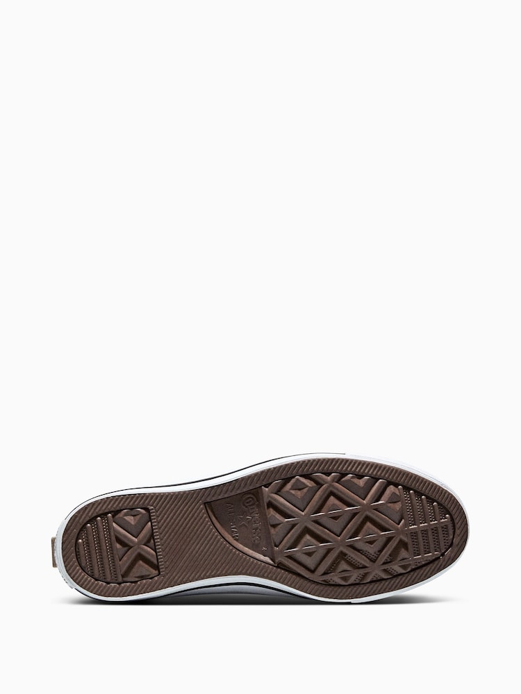 Converse Brown Chuck Taylors Starmalden Street Mid Top Trainers - Image 7 of 7 Converse Brown Chuck Taylors Starmalden Street Mid Top Trainers - Image 7 of 7
