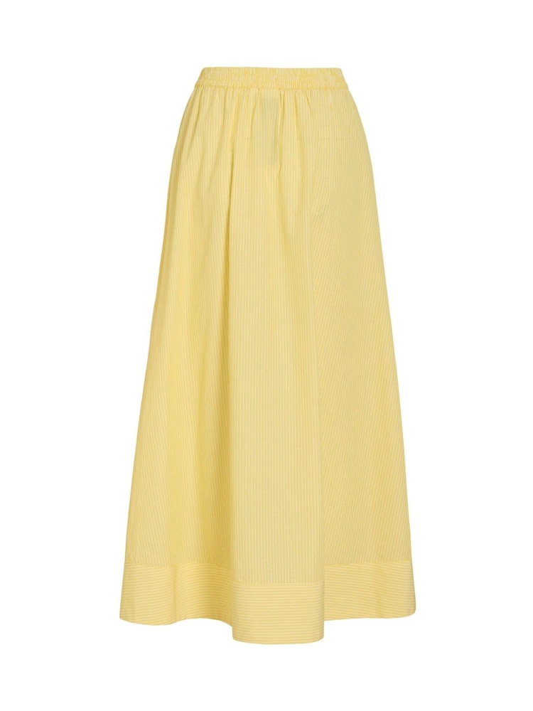 Rouge Edit High Waist Pin Stripe Maxi Ankle Skirt - Billede 6 af 6