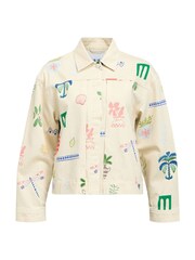 OBJECT Printed Denim Jacket - Изображение 4 5