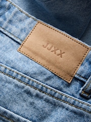 JJXX Blue High Rise Denim Long Shorts - Image 6 of 6