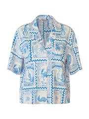 OBJECT Blue Printed Shirt - Image 1 of 1