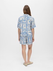 OBJECT Blue Printed Shirt - Image 3 of 5