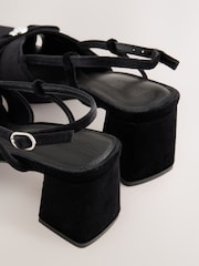 Sort - Forever Comfort® Slingback-hæle med sløjfe - Billede 10 af 11