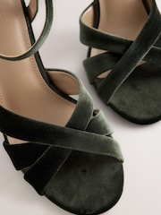 Verde - Sandale cu toc pătrat Forever Comfort® - Imaginea 4 din 5
