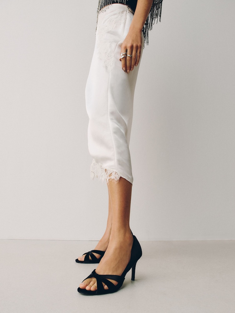 Black Forever Comfort® Two Part Heeled Sandals - Image 4 of 4 Black Forever Comfort® Two Part Heeled Sandals - Image 4 of 4