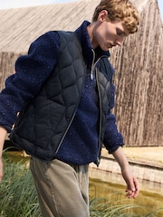 Black N. Premium Onion Quilted Gilet - Image 4 of 11