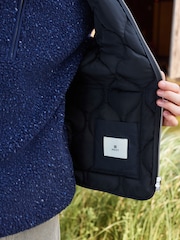 Black N. Premium Onion Quilted Gilet - Image 8 of 11