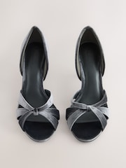 Grey Forever Comfort® Two Part Heeled Sandals - Image 2 of 5