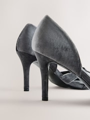 Grey Forever Comfort® Two Part Heeled Sandals - Image 3 of 5