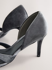 Grey Forever Comfort® Two Part Heeled Sandals - Image 4 of 5