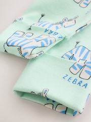 Blue Animal Two Way Zip Baby Sleepsuits 5 Pack (0-2yrs) - Image 14 of 16