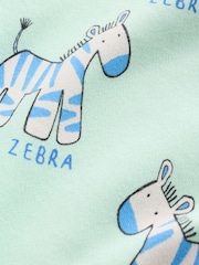 Blue Animal Two Way Zip Baby Sleepsuits 5 Pack (0-2yrs) - Image 16 of 16