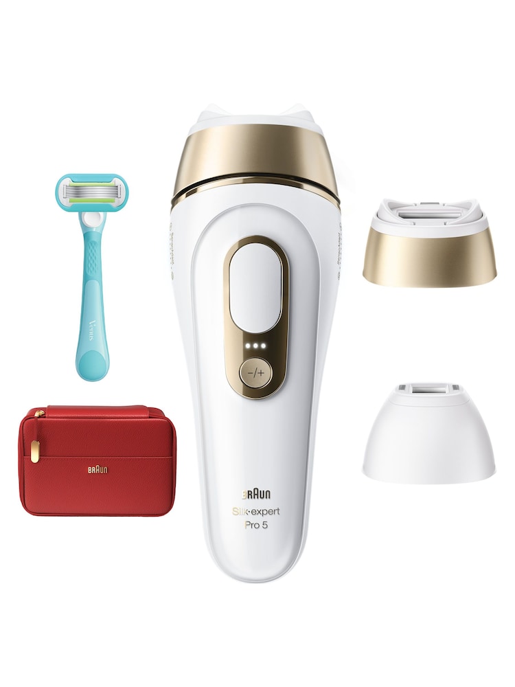 Braun IPL Silkexpert Pro 5, At Home Hair Removal, 2 Attachment Heads, PL5221 - Image 8 of 8 Braun IPL Silkexpert Pro 5, At Home Hair Removal, 2 Attachment Heads, PL5221 - Image 8 of 8