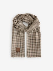 Weekend MaxMara Brown Quantum Wool Scarf - Image 1 of 4