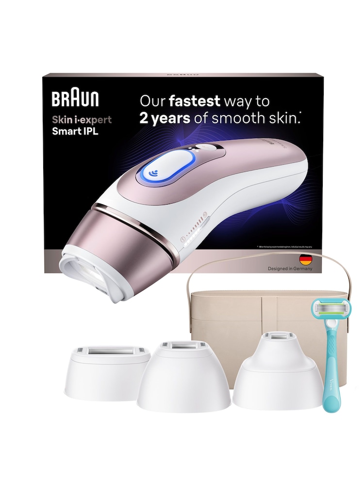 Braun Smart IPL Skin iexpert, At Home Hair Removal, With Free App, 4 Smart Heads, PL7441 - Image 1 of 10