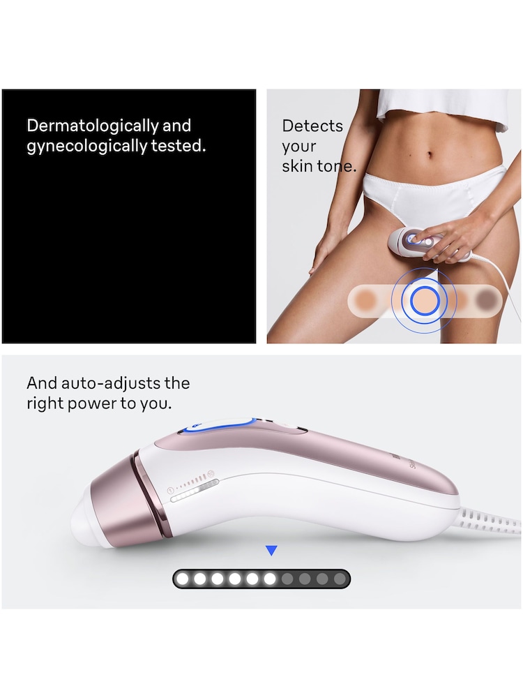 Braun Smart IPL Skin iexpert, At Home Hair Removal, With Free App, 4 Smart Heads, PL7441 - Image 4 of 4 Braun Smart IPL Skin iexpert, At Home Hair Removal, With Free App, 4 Smart Heads, PL7441 - Image 4 of 4