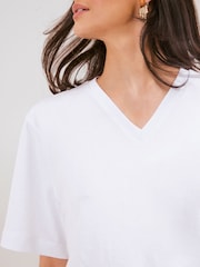 Friends Like These Ivory V-Neck T-Shirt - Image 3 of 5