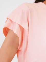 ピンク - Friends Like These タックディテールTシャツ - 画像 2 / 5