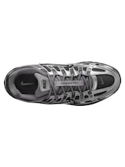Nike Grey Silver Youth P6000 Trainers - Image 2 of 3
