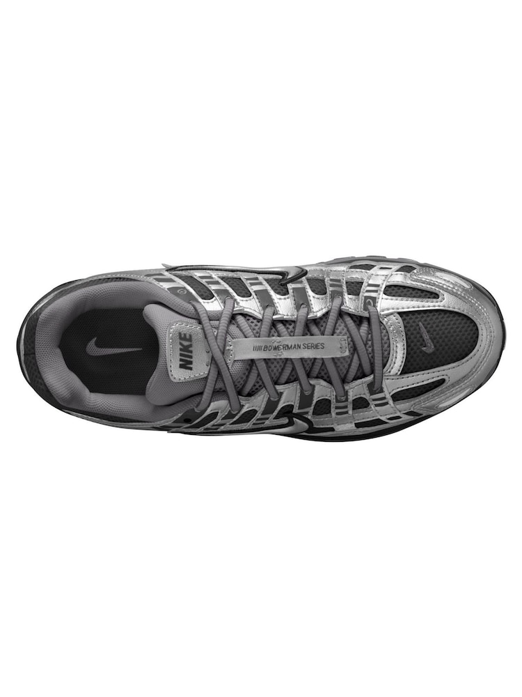 Nike Grey Silver Youth P6000 Trainers - Image 2 of 3 Nike Grey Silver Youth P6000 Trainers - Image 2 of 3