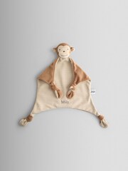 JoJo Maman Bébé Milo Monkey Personalised Milo Monkey Comforter - Image 1 of 4