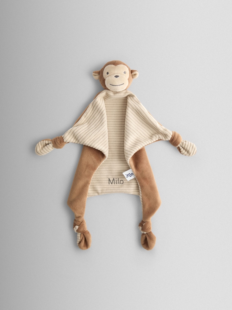 JoJo Maman Bébé Milo Monkey Personalised Milo Monkey Comforter - Image 2 of 4