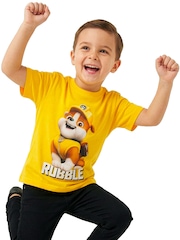 Character Yellow PAW Patrol Rubble T-Shirt - Image 4 of 9