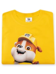 Character Yellow PAW Patrol Rubble T-Shirt - Image 6 of 9