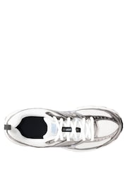 Nike White/Silver Blue Youth Air Max Moto 2K Trainers - Image 2 of 3