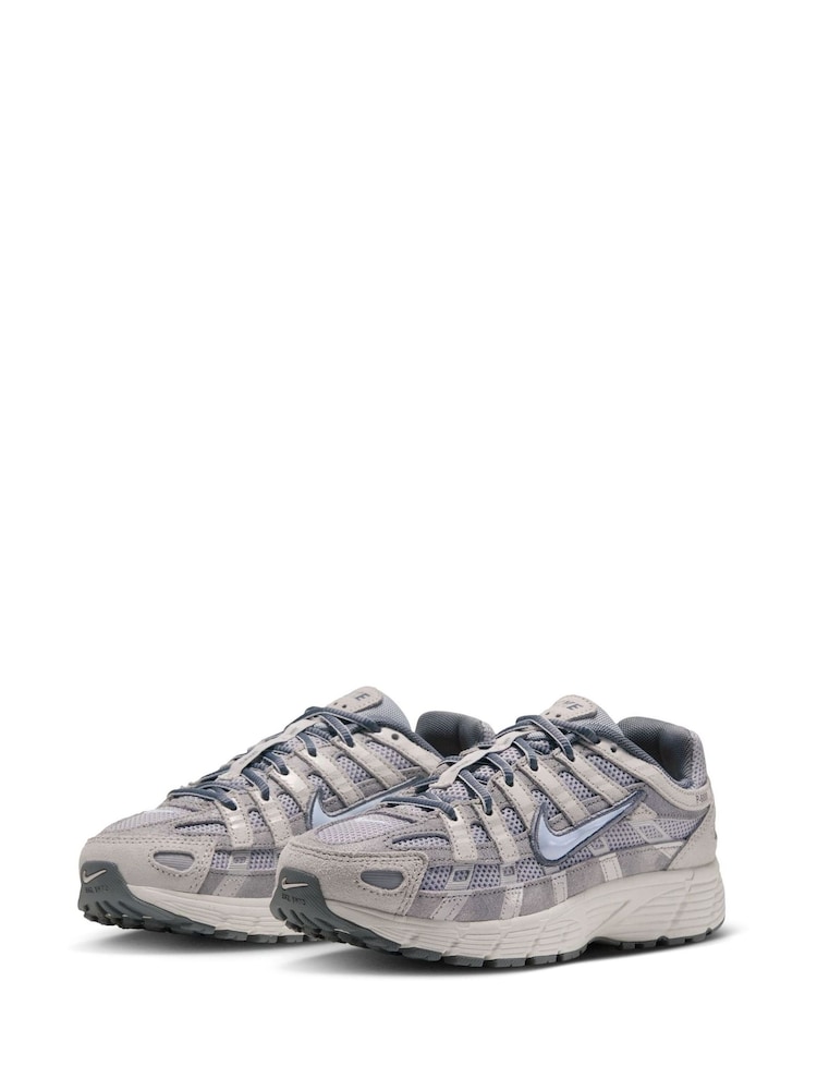 Nike Light Smoke Grey Youth P-6000 Trainers - Image 2 of 7 Nike Light Smoke Grey Youth P-6000 Trainers - Image 2 of 7
