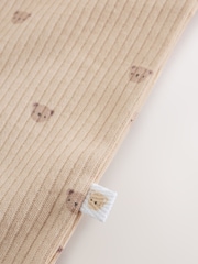 Neutral Brown Bear Two Way Zip Baby Sleepsuits 4 Pack (0mths-2yrs) - Image 15 of 17